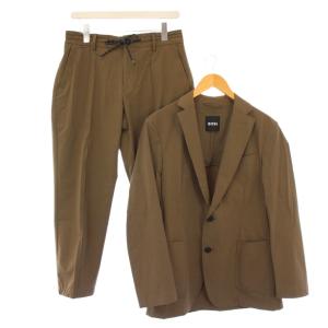 Performance セットアップ テーラードジャケット アウター シングル テーパードパンツ スラックス