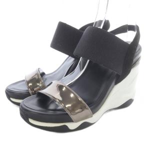 +diana プラス サンダル ストラップ 23.5cm 黒 ブラック /SR