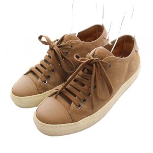 レースアップ スニーカー ローカット シューズ スエード 39 ブラウン /YM