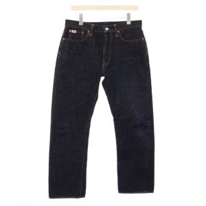 &SA. 15ozタイトストレート デニムパンツ ジーンズ ボタンフライ ウォッシュ加工 33 インディゴ