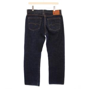 STUDIO D'ARTISAN &SA. 15ozタイトストレート デニムパンツ ジーンズ ボタンフライ ウォッシュ加工 33 インディゴ