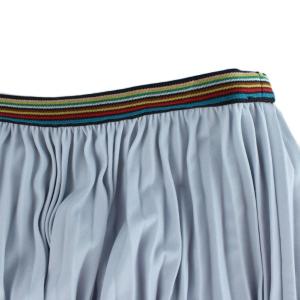 PAUL SMITH スカート ロング プリーツ M 青 ブルー WF-4F*-86885 /AP