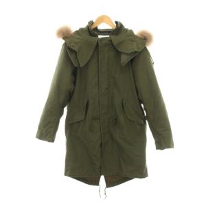 バックサテンダウンライナーモッズコート ミリタリー ロング M カーキ 1286-699-0630 /RR