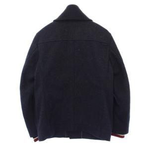 FRED PERRY ジャケット アウター ショート丈 ニット 切替 ウール L 紺 ネイビー /BB