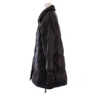 SONIA SONIA RYKIEL ダウンコート ロング ジップアップ 大きいサイズ 48 ネイビー /BM