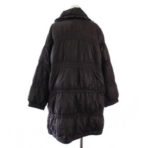 SONIA SONIA RYKIEL ダウンコート ロング ジップアップ 大きいサイズ 48 ネイビー /BM