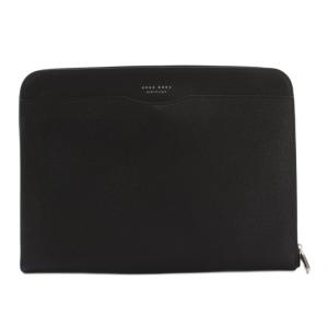 クラッチバッグ ドキュメントケース セカンドバッグ レザー 黒 /YM