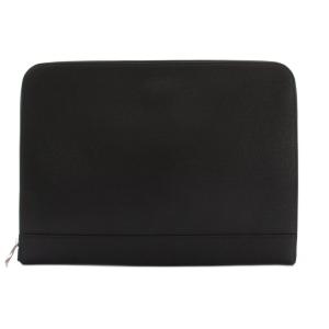 HUGO BOSS クラッチバッグ ドキュメントケース セカンドバッグ レザー 黒 /YM