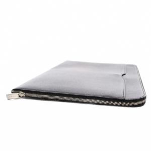 HUGO BOSS クラッチバッグ ドキュメントケース セカンドバッグ レザー 黒 /YM