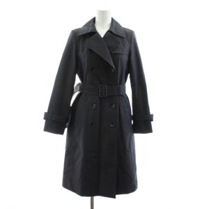 トレンチコート ロング ライナー ベルト 34 紺 ネイビー 10181717060 /KU