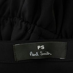 PS Paul Smith シャツワンピース ロング 長袖 38 黒 ブラック IA0902 /G