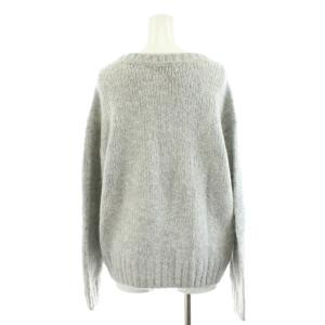 UNITED ARROWS FANCY/MLNG Vネック ニット セーター 長袖 アルパカ混 グレー 1513-106-4417