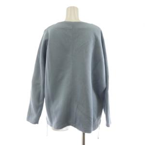 SHIPS Vネックサイドジッププルオーバー スウェット トレーナー ONE 青 ブルー 312-05-0232 /RR