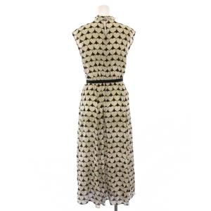 ANAYI プレイフルハートプリントフレアワンピース 36