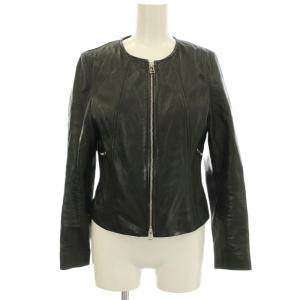 レザージャケット ラムレザー 羊革 ブルゾン 1 黒 ブラック /G