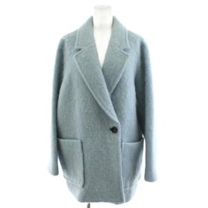 23AW モヘヤシャギーテーラードコート 36 ライトブルー 23020220737040