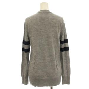T by Alexanderwang ニット カットソー ウール 薄手 長袖 XS グレー /G