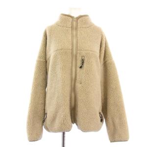 ボアブルゾン フリース アウター ジップアップ ベージュ 20010500705030 /TK