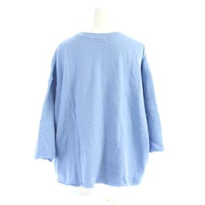 JOURNAL STANDARD 25SS ハーフスリーブロゴスウェット コットン 青 ブルー 25070400305110 /AP