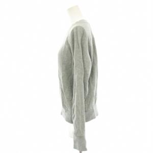 SLOBE IENA Rue de Charonne スウェット トレーナー ロゴプリント 長袖 グレー 23070912411010