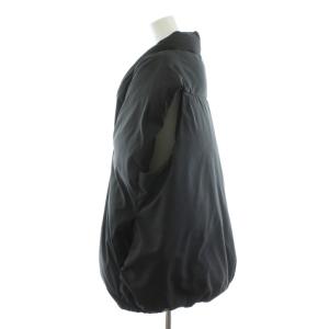 MICA&DEAL 変形ダウンベスト Vネック 黒 ブラック 0123305235 /KU