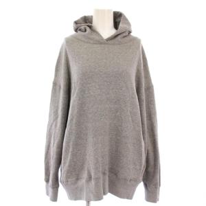コットン裏毛 フーディー プルオーバーパーカー 長袖 大きいサイズ 46 グレー KKWWIA0403