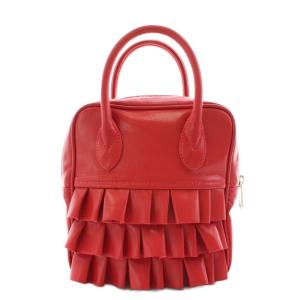 COMME des GARCONS GIRL フリルダッフルバッグ レッド NZ-K202