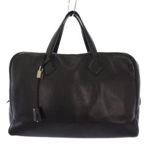 19年製 ヴィクトリア2 12H ハンドバッグ ブラック D刻印