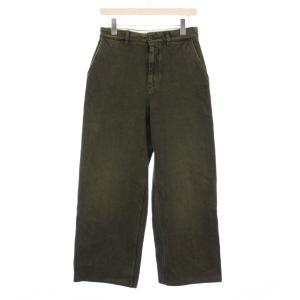 24SS SUNA FUJITA デニムパンツ  36 グリーン系 S359Y11XAY