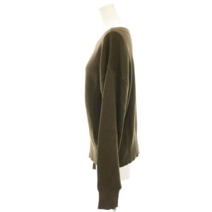 Theory ニット セーター 薄手 長袖 ボートネック S 茶 ブラウン /HN