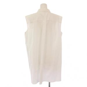 Theory Wealth SL A Line Shirt スリーブレスAラインシャツ ブラウス ノースリーブ レギュラーカラー