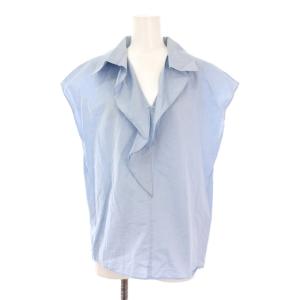 24SS TOMBOY AZRA シャツ ブラウス プルオーバー ノースリーブ スキッパー フリル 38