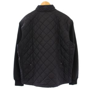 POLO GOLF RALPH LAUREN キルティングジャケット 中綿 スタンドカラー アウター ジップアップ バイカラー XL 紺 ネイビー 黒
