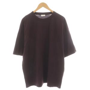 Tシャツ 5分袖 コットン M パープル