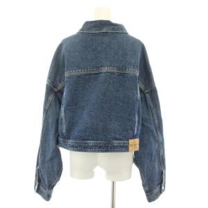 Calvin Klein Jeans クロップド Cropped デニムジャケット ジージャン Gジャン アウター M インディゴ /YT