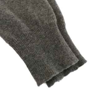 ROBERTO COLLINA ニット セーター 長袖 ウール 46 グレー ネイビー バイカラー /RR