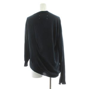 Maison Margiela 白タグ×10 corso como ニット アシンメトリー ネイビー
