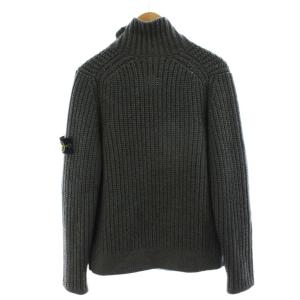 STONE ISLAND ダブルブレストニットジャケット ウール M グレー 5715525B