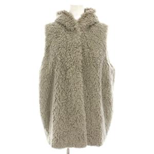 22AW プードルフードベスト ジレ 前開き アウター F グレー YR2225-132AW-2 /YT