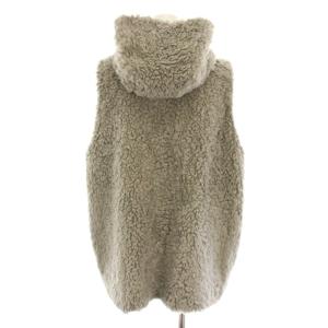 yori 22AW プードルフードベスト ジレ 前開き アウター F グレー YR2225-132AW-2 /YT
