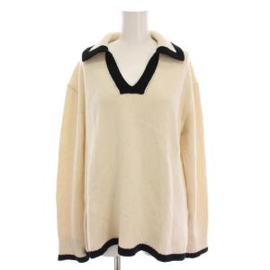 24SS WAVE BOUCLE OW LS PULLOVER プルオーバー ニット セーター 長袖 S