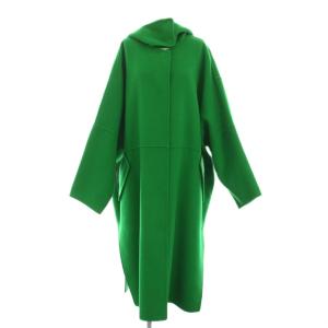 フーデッドオーバーコート 36 グリーン 21A69504