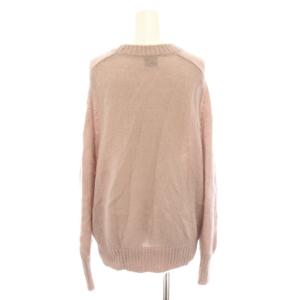 UNITED ARROWS ニット セーター クルーネック 長袖 モヘヤ ウール ピンク 1513-299-4323 /YT