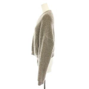 MACPHEE 22AW ムートンジップアップカーディガン ブルゾン アウター S 茶 ブラウン 12022402701