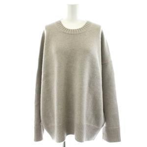 ニット セーター 長袖 カシミヤ F グレー 20080500824030 /AN31