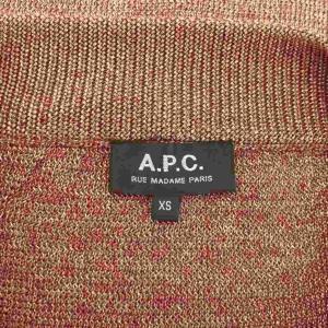A.P.C. ニットスカート ミニ XS ゴールドカラー 金色 /RR