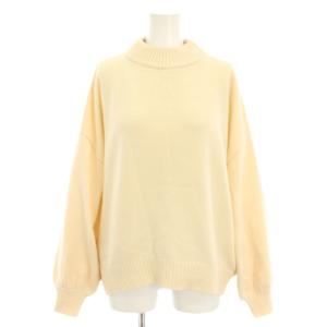 ニット セーター プルオーバー 長袖 ロゴ 刺繍 Tu アイボリー 5732WM31 H23 /YT