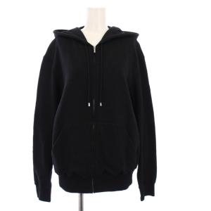CHANEL 20SS グラフィティ CCロゴ パーカー ジップアップ M ブラック P63299K48933