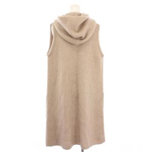 FOXEY ニットベスト ウール カシミヤ混 ベージュ