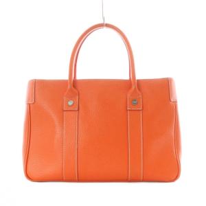 ハンドバッグ オレンジ 橙色 /RI OS